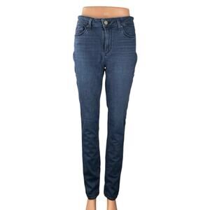 Paige Womens Blue Medium Wash Mid Rise Slim Fit Ankle Skinny Denim Jeans Size 30